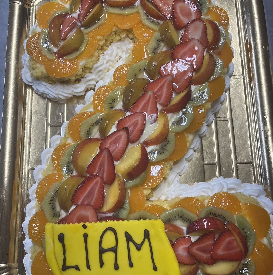 tarta dos años para Liam